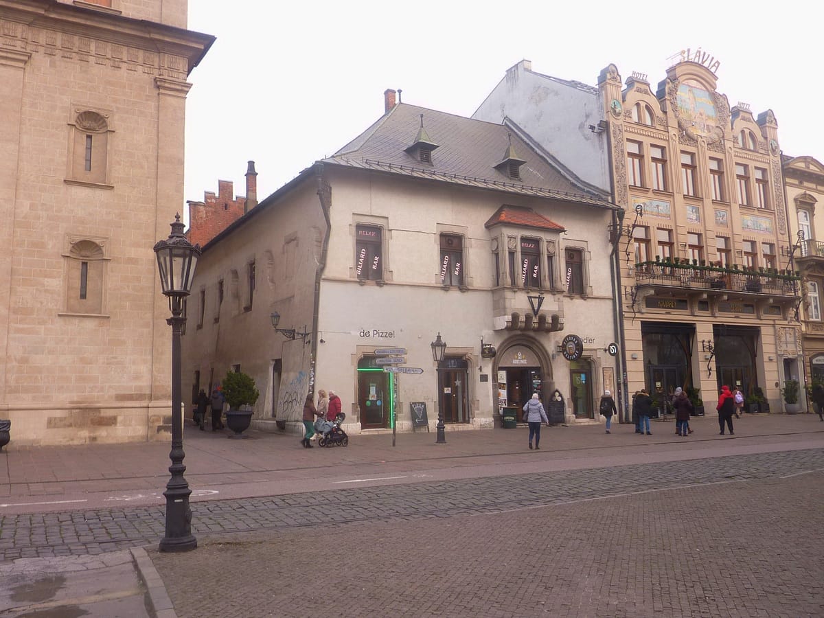 Levočský dom na Hlavnej ulici, najstarší hostinec v Košiciach