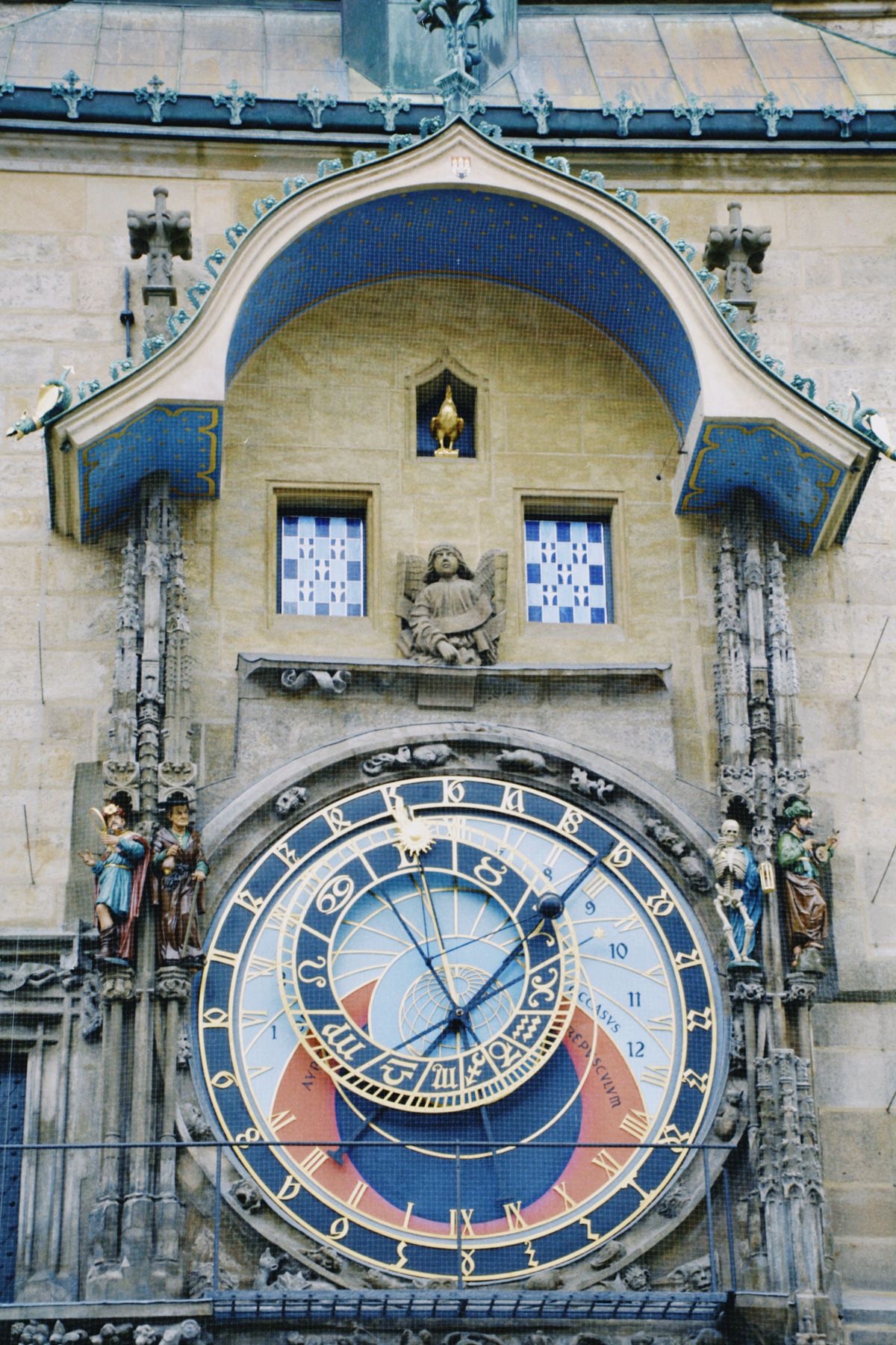 Detail ciferníka pražského orloja